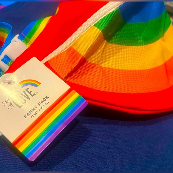 NEW Disney Minnie Headband, Sunglasses, Fanny Pack, Necklace Pride bundle - Picture 5 of 7